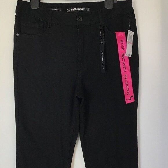 DOLLHOUSE Cropped Flare Jeans Size 13 - Picture 2 of 8